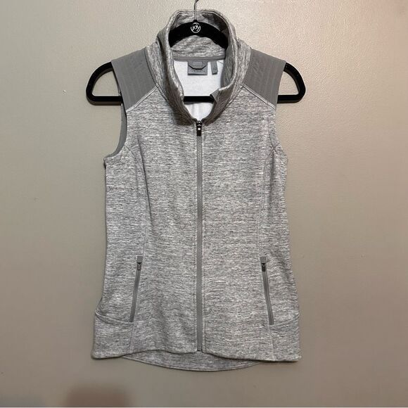 Athleta Womens Stronger Spacedye Workout Vest In Heather Grey Size Small - Picture 2 of 7